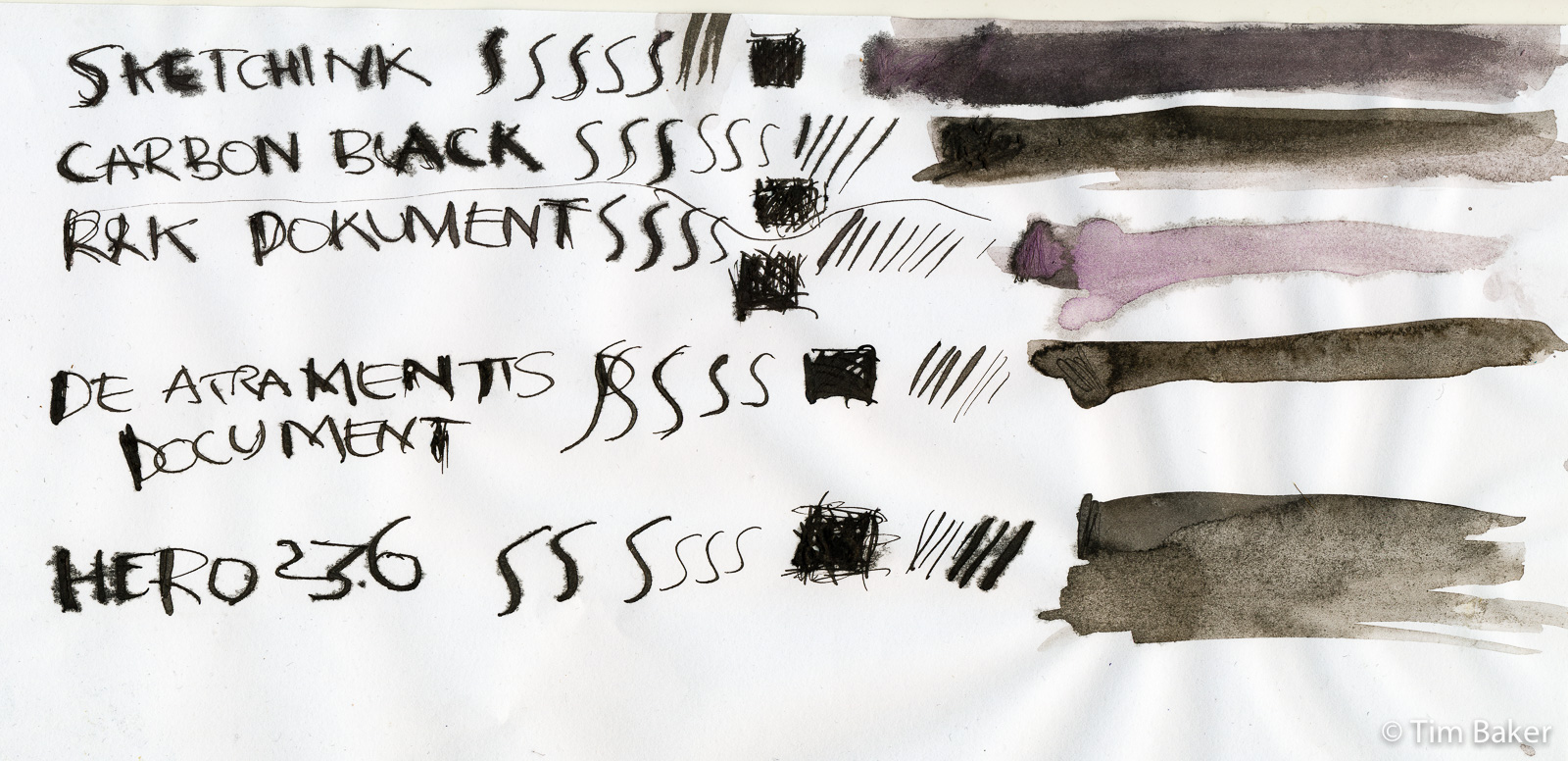 A love for fountain pens, inks, and handwriting - Peninkcillin: De  Atramentis Black Green ink review